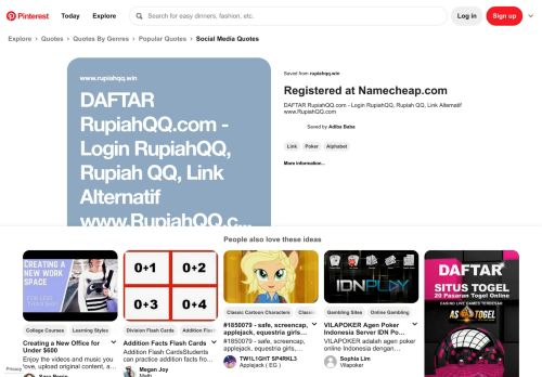 
                            7. DAFTAR RupiahQQ.com - Login RupiahQQ, Rupiah QQ ... - Pinterest