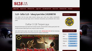 
                            6. Daftar S128 | Sabung Ayam