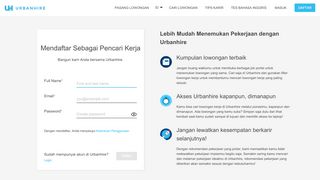 
                            1. Daftar Sebagai Pencari Kerja | Urbanhire