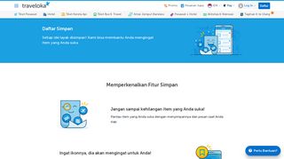 
                            11. Daftar Simpan - Traveloka.com