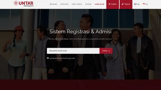 
                            8. Daftar - Sistem Registrasi & Admisi – UNTAR