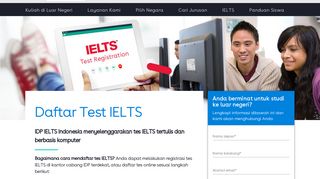 
                            5. Daftar test IELTS