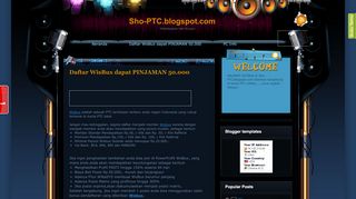 
                            11. Daftar WisBux dapat PINJAMAN 50.000 | Sho-PTC.blogspot.com