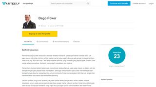 
                            10. Dago Poker Profile - Wantedly