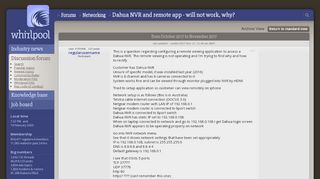 
                            11. Dahua NVR and remote app - will not work, why? - ...