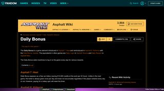 
                            9. Daily Bonus | Asphalt Wiki | FANDOM powered by Wikia