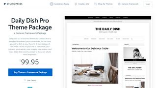 
                            12. Daily Dish Pro Theme by StudioPress