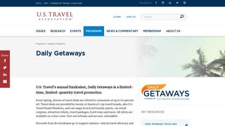
                            11. Daily Getaways | U.S. Travel Association