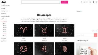 
                            12. Daily Horoscopes - AOL.com