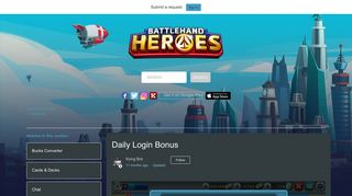 
                            8. Daily Login Bonus – BattleHand Heroes