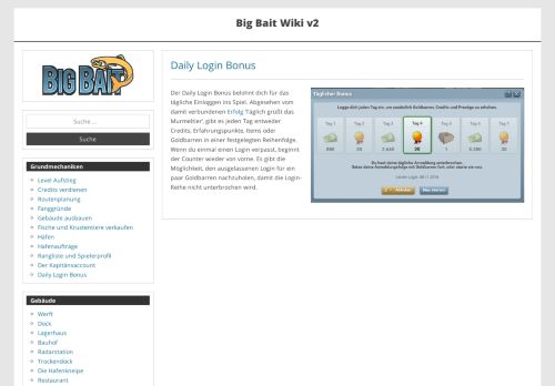 
                            5. Daily Login Bonus – Big Bait Wiki v2