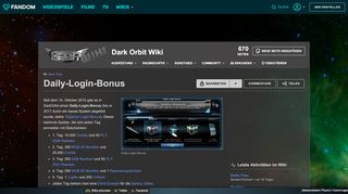 
                            2. Daily-Login-Bonus | Dark Orbit Wiki | FANDOM powered by Wikia