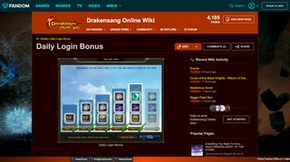 
                            13. Daily Login Bonus | Drakensang Online Wiki | FANDOM powered by ...