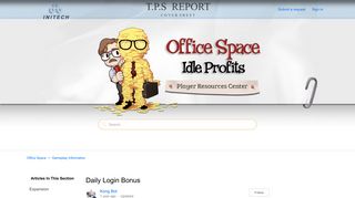 
                            1. Daily Login Bonus – Office Space