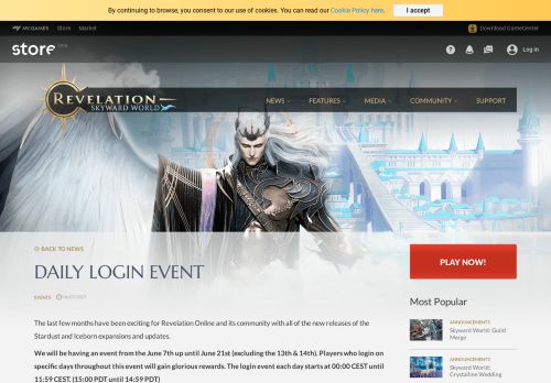 
                            3. Daily Login Event | Revelation Online - Official Website