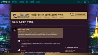 
                            2. Daily Login Page | Secret Spirit Agents Wikia | FANDOM powered by ...