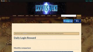 
                            4. Daily Login Reward - Final Fantasy Brave Exvius Wiki