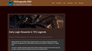 
                            4. Daily Login Rewards in TES Legends | TES Legends Pro
