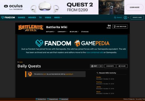 
                            8. Daily Quests | Battlerite Wiki | FANDOM powered by Wikia