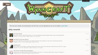 
                            1. daily rewards | Wynncraft Forums