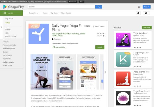 
                            2. Daily Yoga - Yoga Fitness Plans - Apps on Google Play