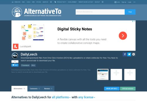 
                            5. DailyLeech Alternatives and Similar Websites and Apps ...