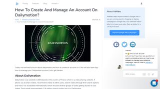 
                            12. Dailymotion Login: Guide To Create An Account On Dailymotion To ...