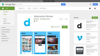 
                            11. Dailymotion Partner - Apps on Google Play