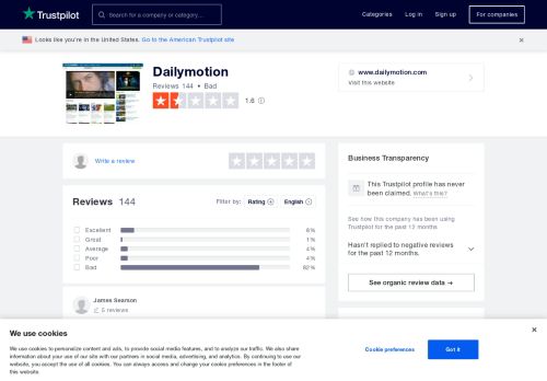 
                            7. Dailymotion Reviews | Read Customer Service Reviews of www ...