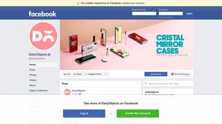 
                            2. DailyObjects - Home | Facebook