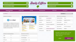 
                            12. DailyOffers.nl - Alle aanbiedingen van SocialDeal.nl in 1 overzicht!