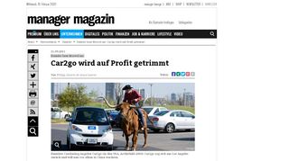 
                            7. Daimler baut Moovel um: Car2go wird auf Profit getrimmt - manager ...