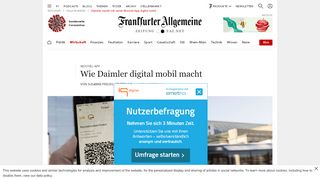 
                            13. Daimler macht mit seiner Moovel-App digital mobil - FAZ
