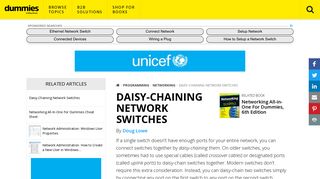 
                            2. Daisy-Chaining Network Switches - dummies