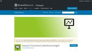 
                            10. Daisycon Transactions (dashboard widget) | WordPress.org