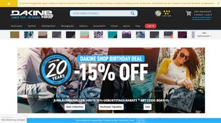 
                            3. Dakine Shop: Dakine Online Shop · Rucksäcke, Sportswear, Trolleys ...
