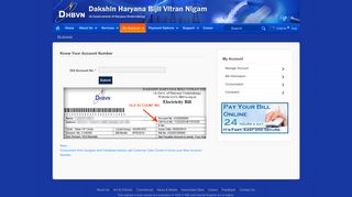 
                            4. Dakshin Haryana Bijli Vitran Nigam(DHBVN) - Know Your Account ...