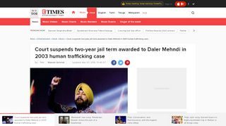 
                            13. Daler Mehndi: Court suspends two-year jail term awarded ...