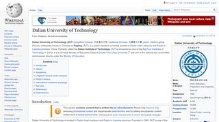 
                            13. Dalian University of Technology - Wikipedia