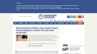 
                            11. Dall'acquisizione di MyFox nasce Somfy Protect: videosorveglianza e ...