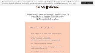
                            8. Dallas County Community College District - The New York Times in ...