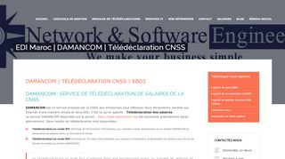 
                            9. DAMANCOM | Télédéclaration CNSS | EBDS | Télédeclaration des ...