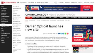 
                            8. Damar Optical launches new site - Bizcommunity.com