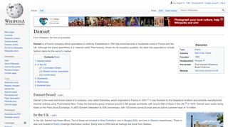 
                            7. Damart - Wikipedia