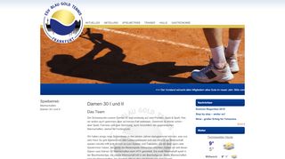 
                            3. Damen 30 I und II - ESV Blau Gold Frankfurt - Tennisabteilung