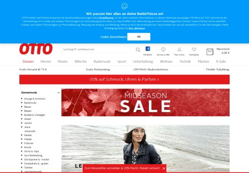 
                            5. Damenmode im OTTO Online Shop kaufen