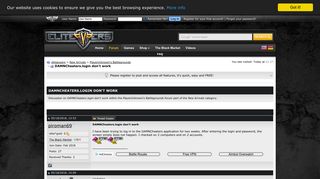 
                            3. DAMNCheaters.login don't work - Elitepvpers