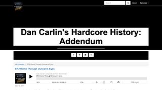 
                            6. Dan Carlin's Hardcore History: Addendum: EP2 Rome Through ...