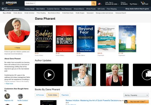 
                            8. Dana Pharant - Amazon.com