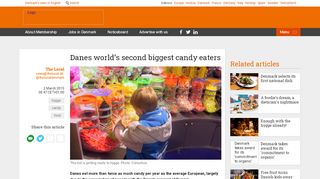 
                            8. Danes world's second biggest candy eaters - The Local